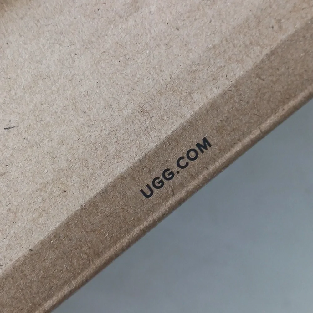 UGG Empty Shoe Slippers Box Brown Carton Clean Sz.8